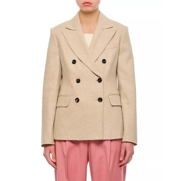 

Куртка calata cashmere blazer Max Mara, бежевый