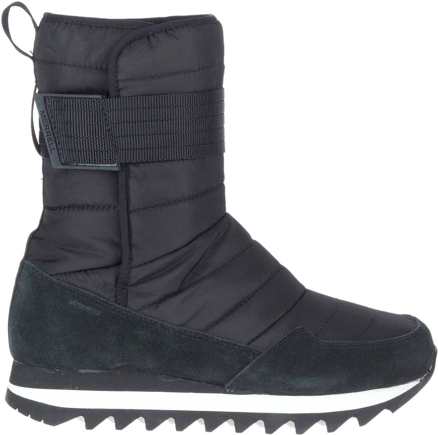

Водонепроницаемые ботинки Polar с высокими ремешками Alpine — женские Merrell, черный