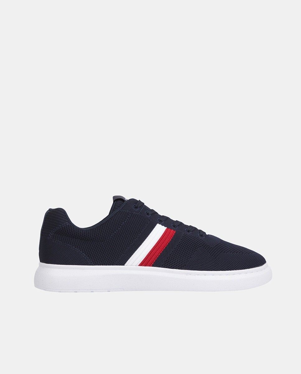 

Мужские низкие носки с полосками по бокам и подошвой из ЭВА Tommy Hilfiger, темно-синий