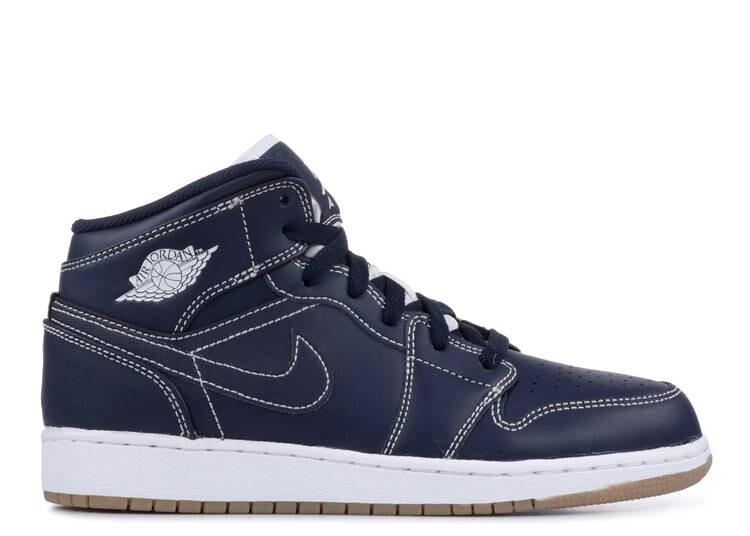 

Кроссовки AIR JORDAN 1 RETRO MID GS 'OBSIDIAN',