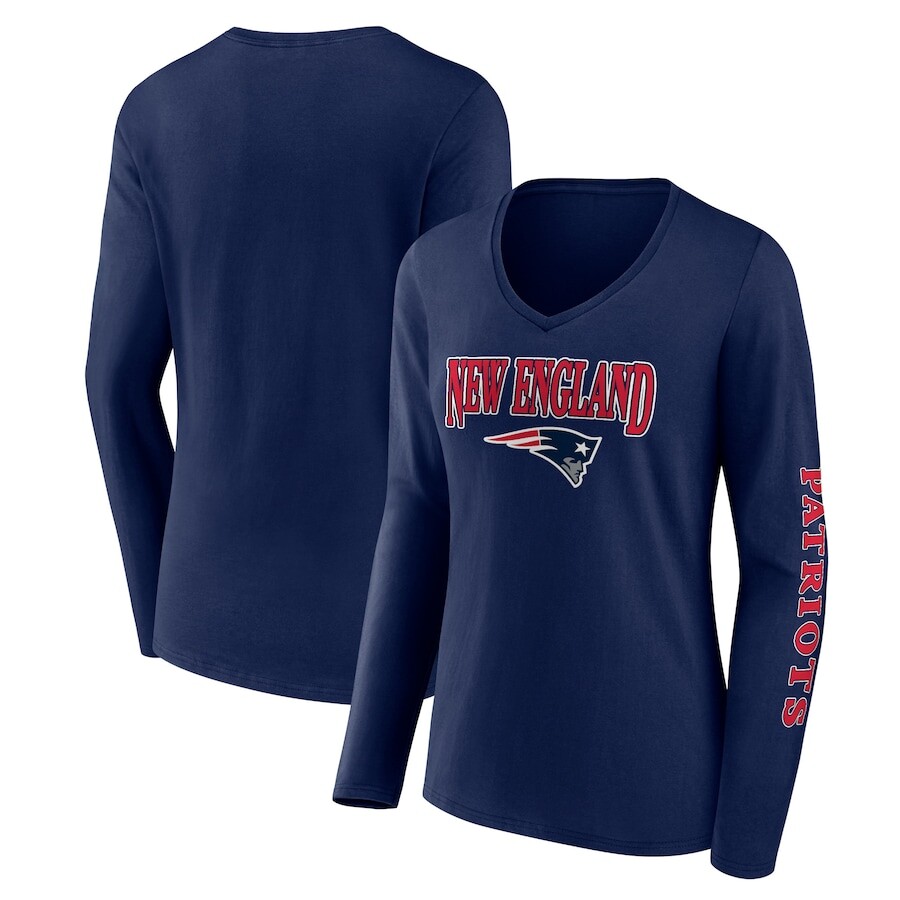 

Футболка с длинным рукавом Fanatics Branded New England Patriots, нави