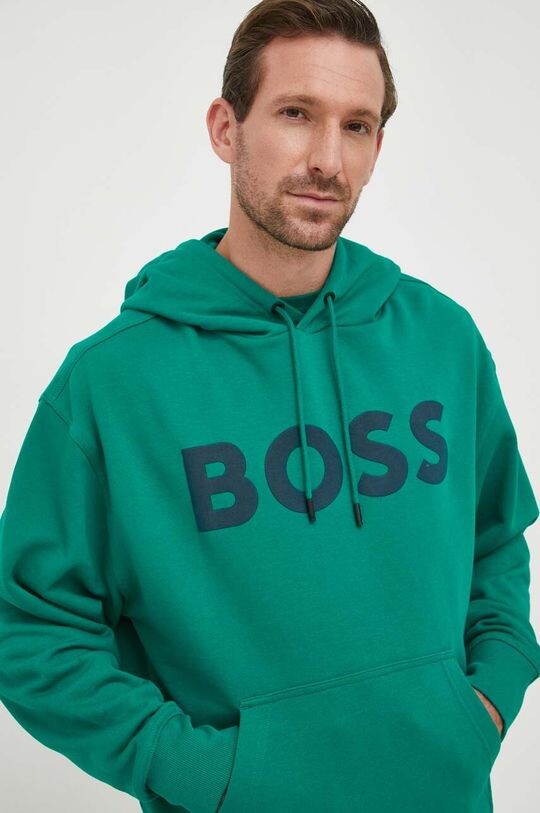 

Толстовка из хлопка BOSS BOSS ORANGE Boss, зеленый