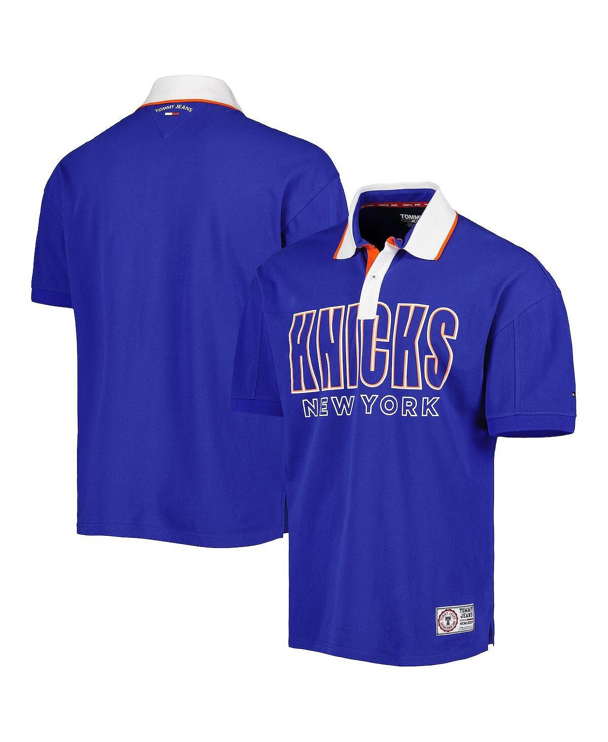 

Мужская синяя рубашка-поло New York Knicks Stanley Pique Tommy Jeans