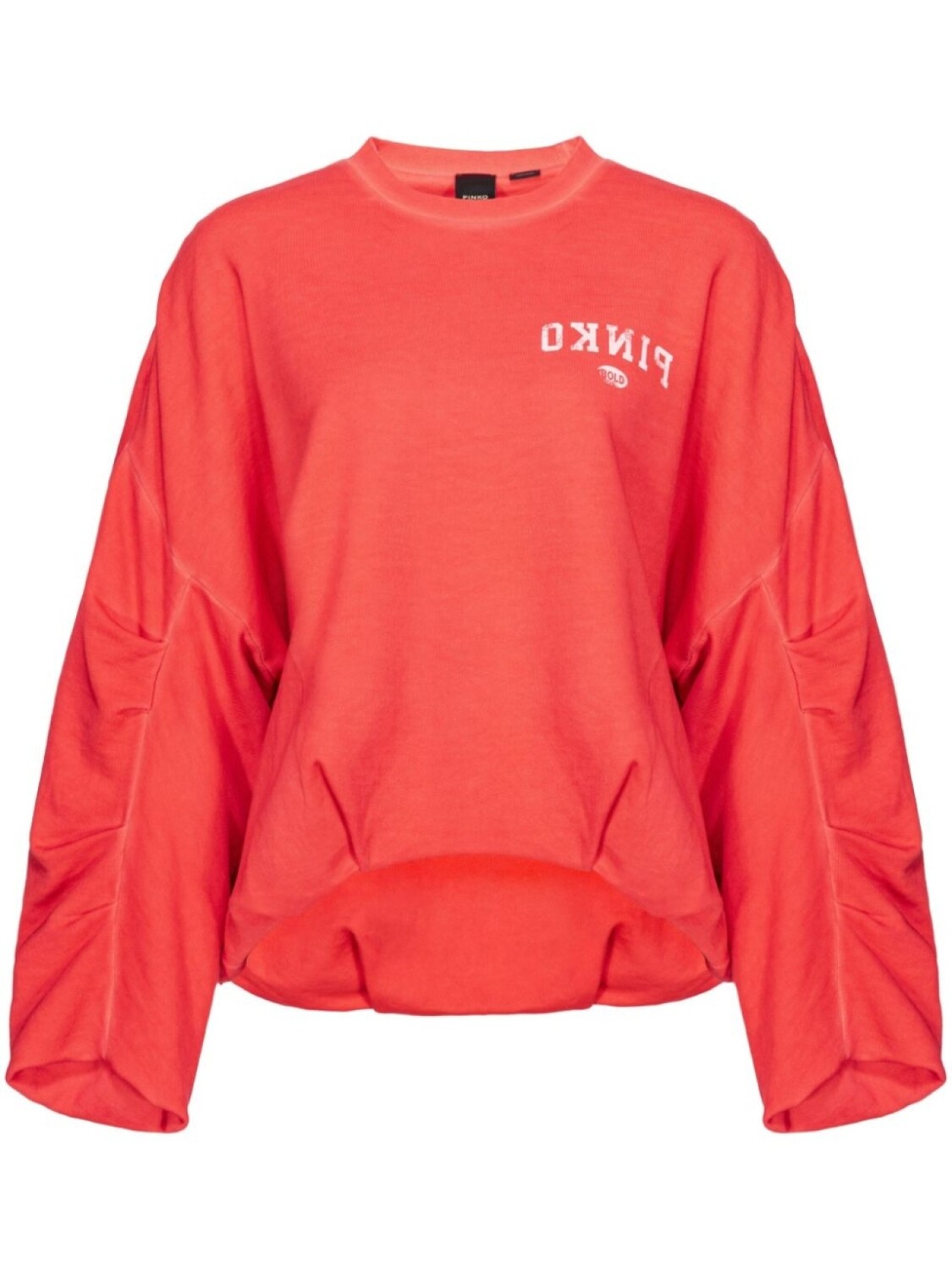 

PINKO толстовка из джерси с логотипом, красный