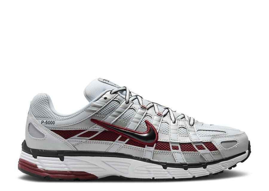 

Кроссовки Nike P 6000, цвет Pure Platinum Team Red