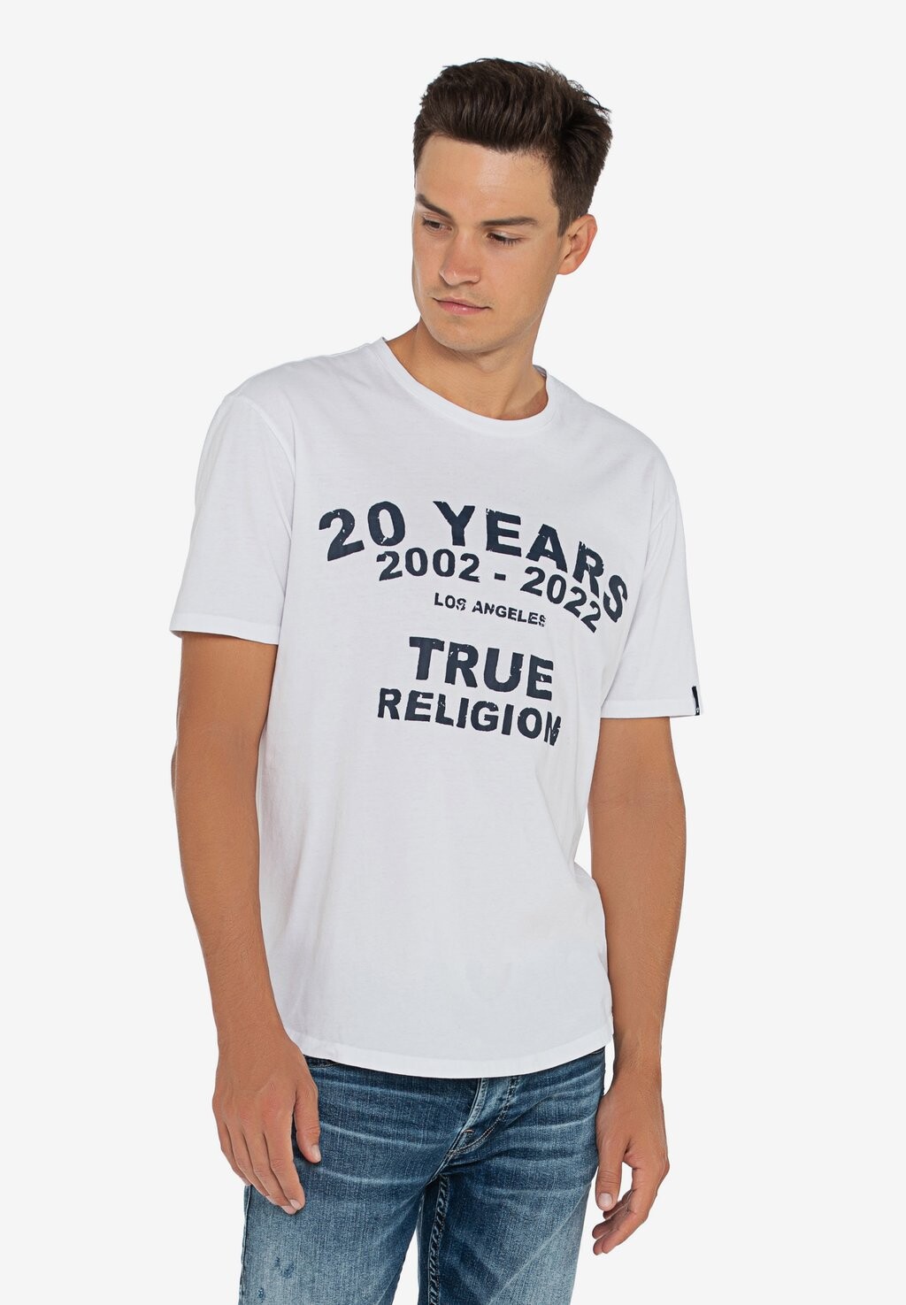 

Футболка с принтом True Religion, белый