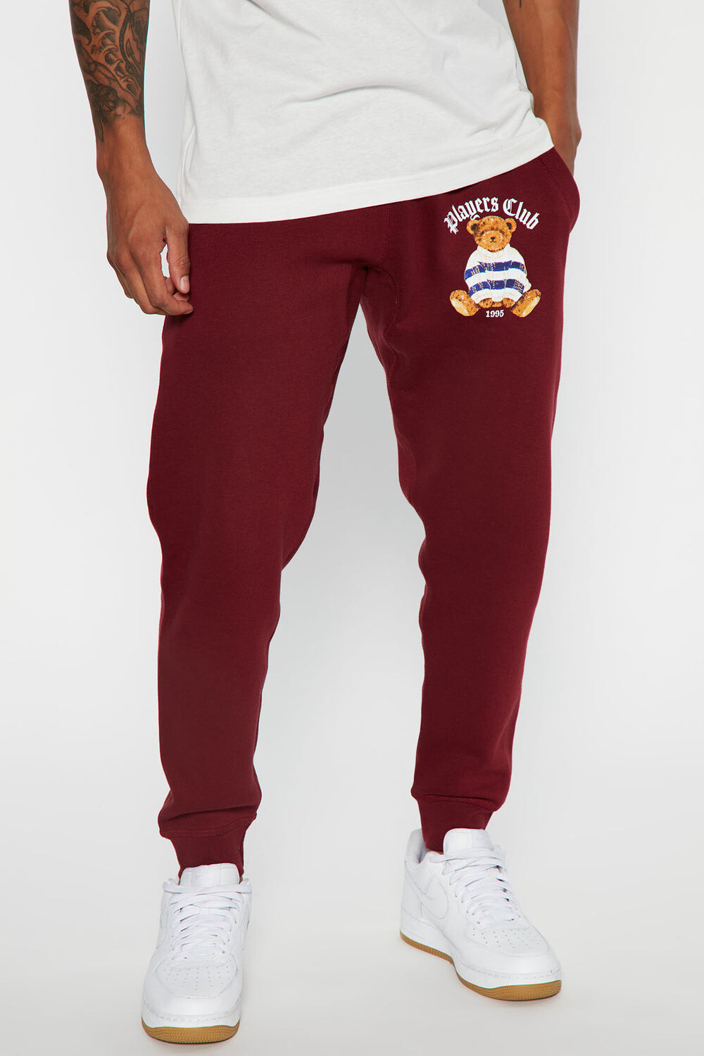 

Джоггеры Fashion Nova TFAF273, бордовый
