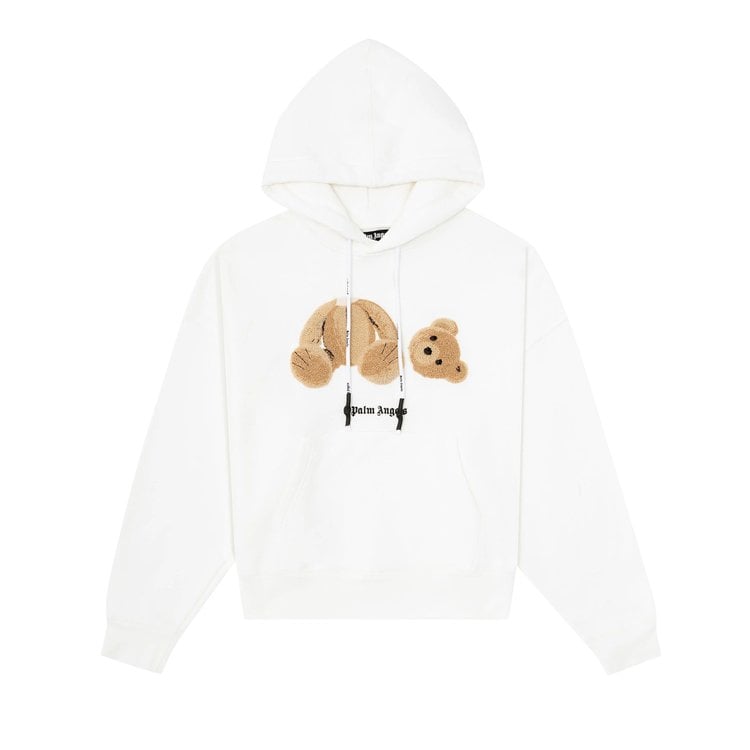 Худи Palm Angels Palm Angels Bear Hoodie 'White/Brown', белый - фото