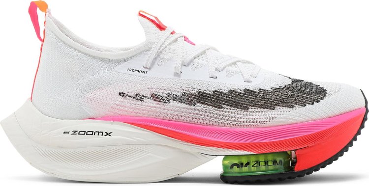 Кроссовки Nike Wmns Air Zoom Alphafly NEXT% Flyknit 'Rawdacious', белый кроссовки nike wmns air zoom tempo next% flyknit rawdacious белый