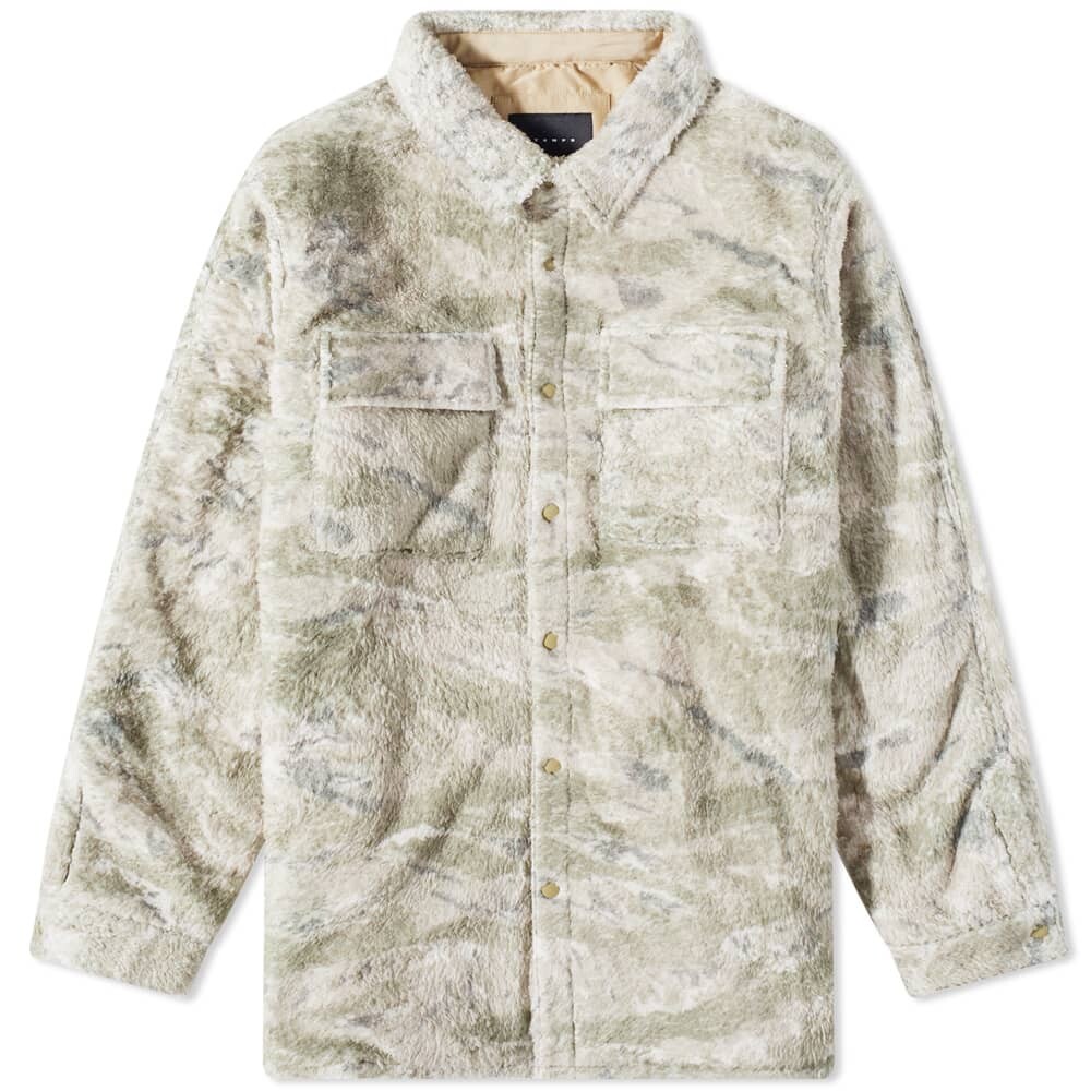 

Куртка-рубашка TAMPD Camo Sherpa Stampd, Серый