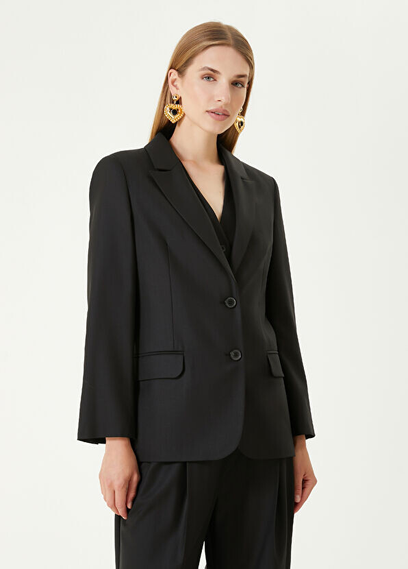 

Шерстяное пальто Beymen Collection, черный