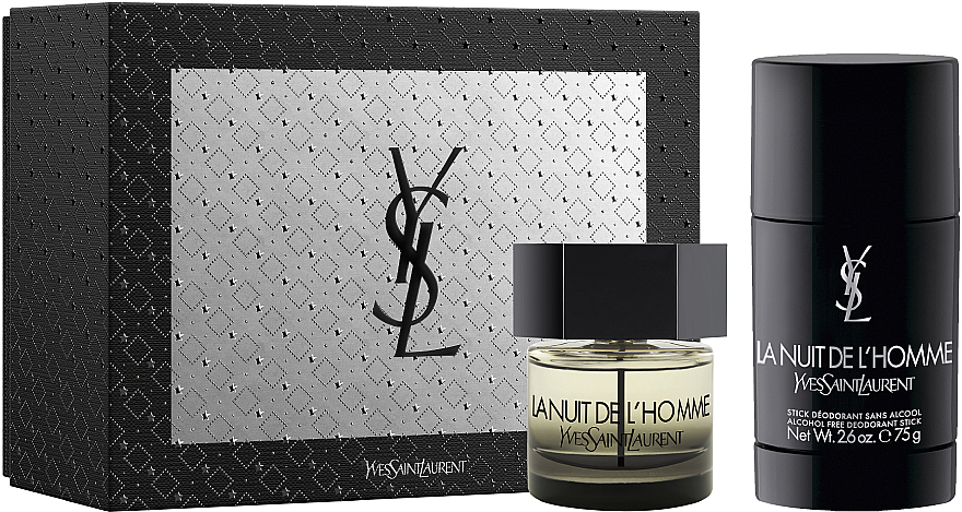 yves saint laurent парфюмерная вода la nuit de l homme le parfum 60 мл Парфюмерный набор Yves Saint Laurent La Nuit De L'Homme