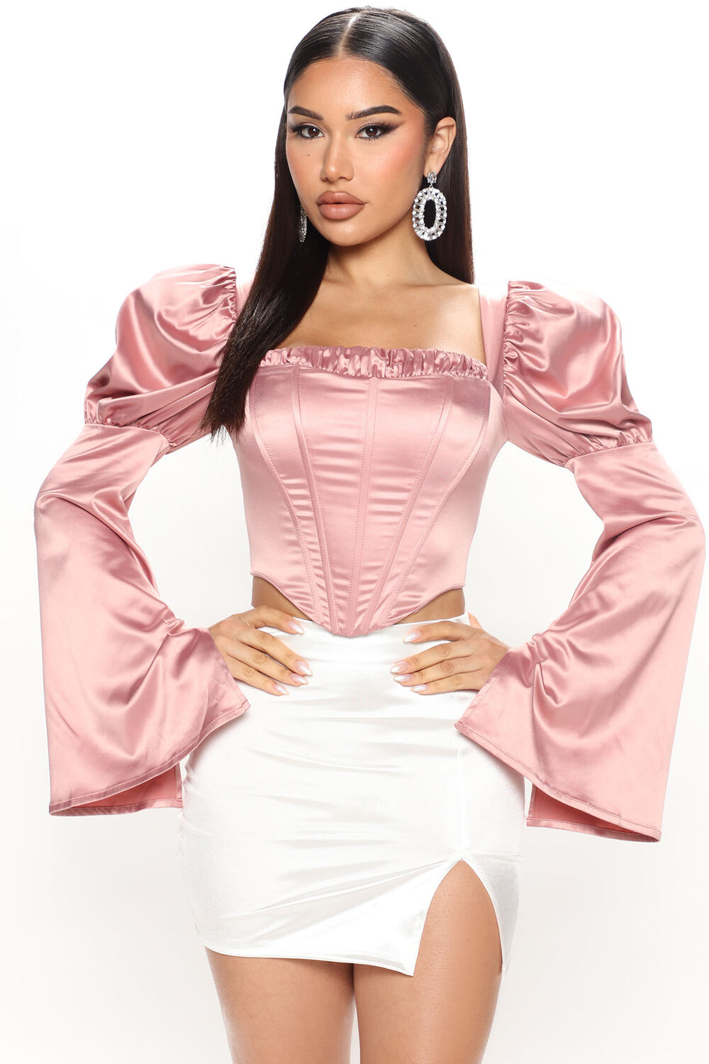 

Топ Fashion Nova VT7574, розовый