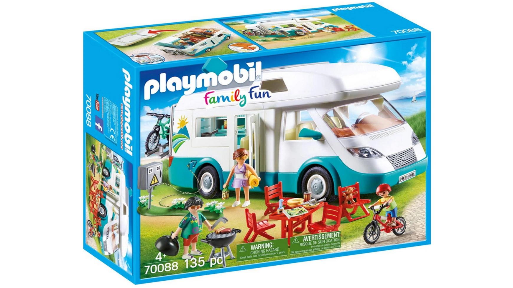 цена Семейное развлечение семейный дом на колесах Playmobil