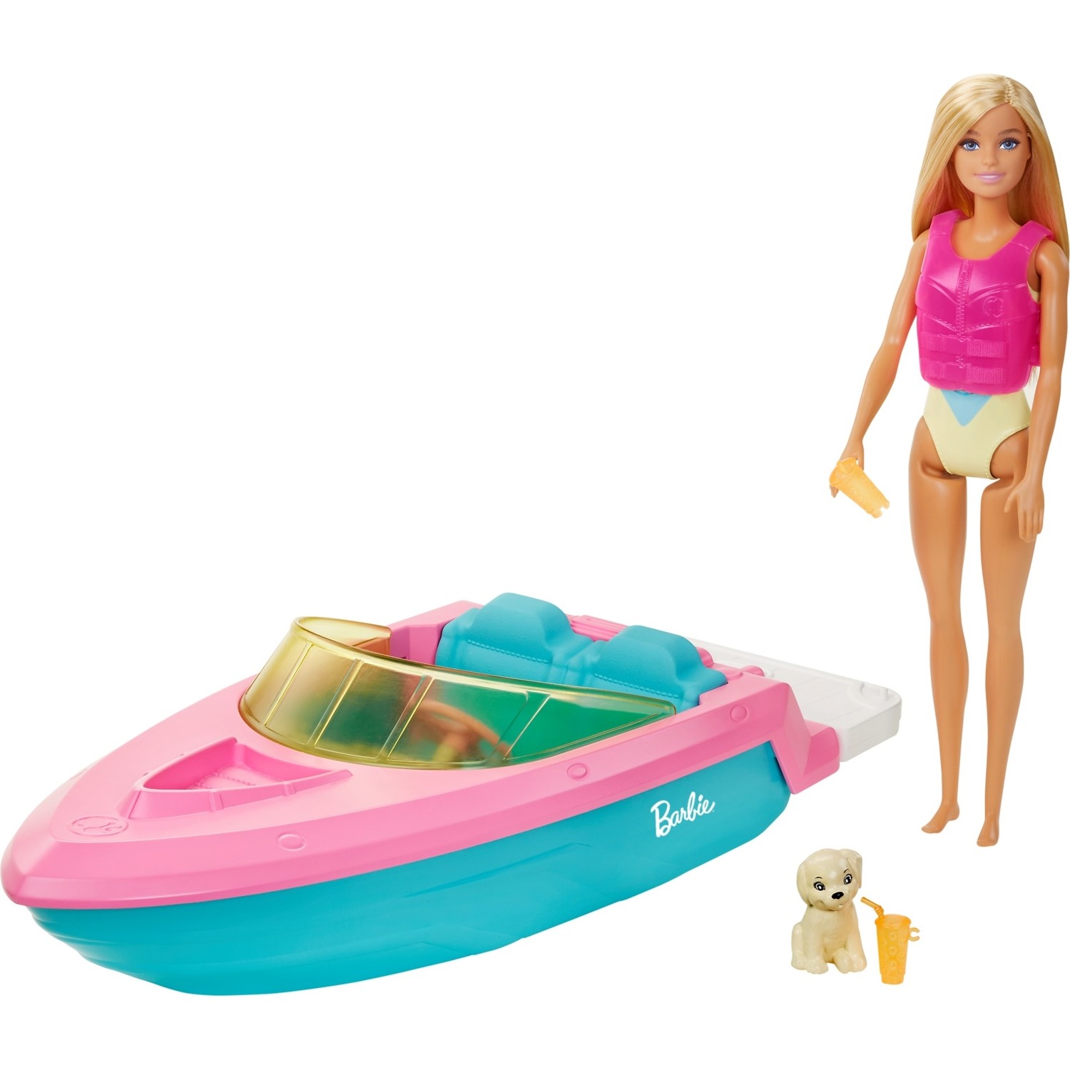 цена Игровой набор Barbie с лодкой