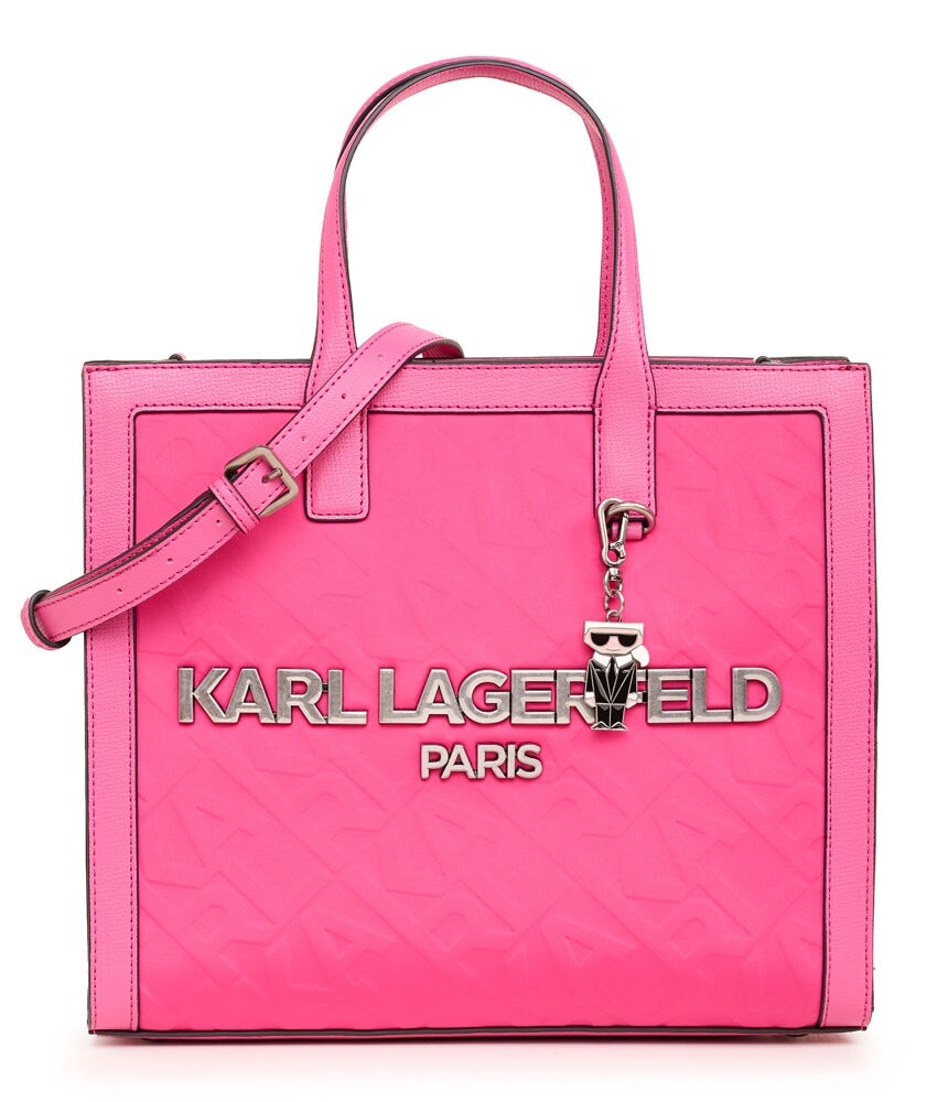 

Неопреновая сумка nouveau среднего размера Karl Lagerfeld, фуксия
