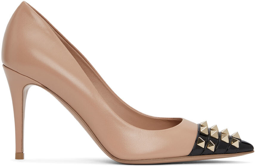 

Розовые туфли на каблуке Rockstud Alcove Valentino Garavani