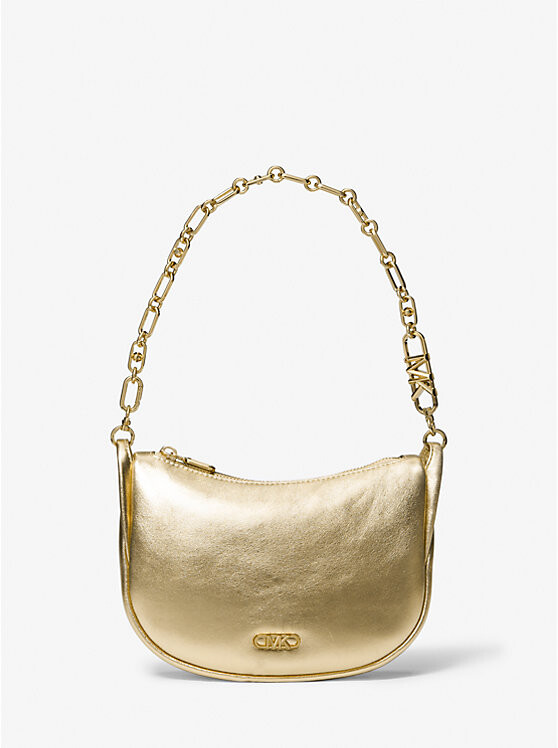 

Сумка кросс-боди Michael Michael Kors Kendall Small Metallic Leather Shoulder, золотой