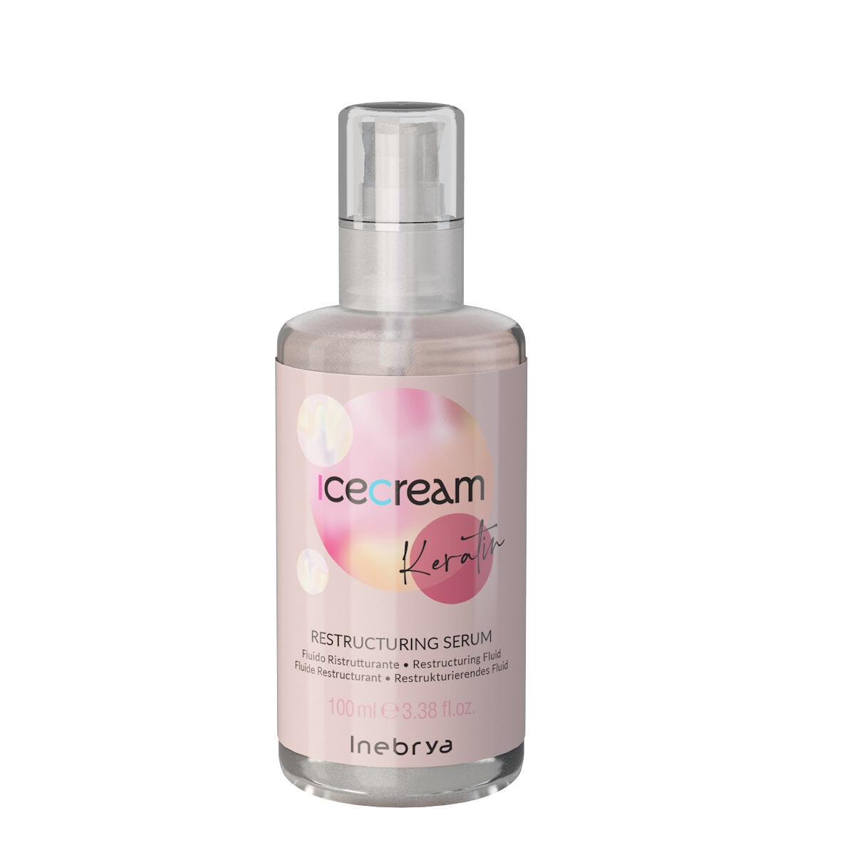 

Inebrya Ice Cream Keratin Кератиновый реструктурирующий флюид для волос 100мл