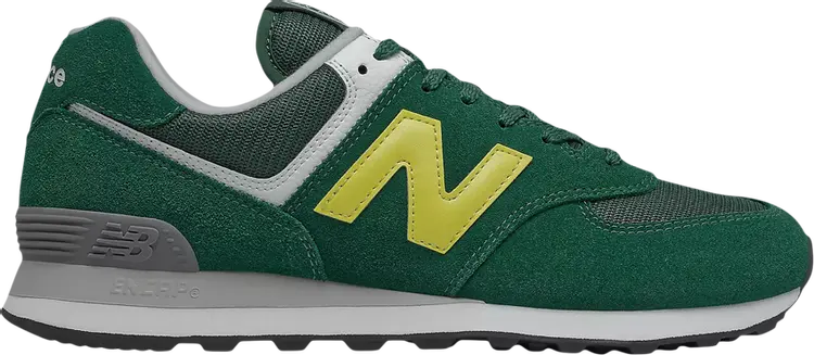 

Кроссовки New Balance 574 'Green Yellow', зеленый