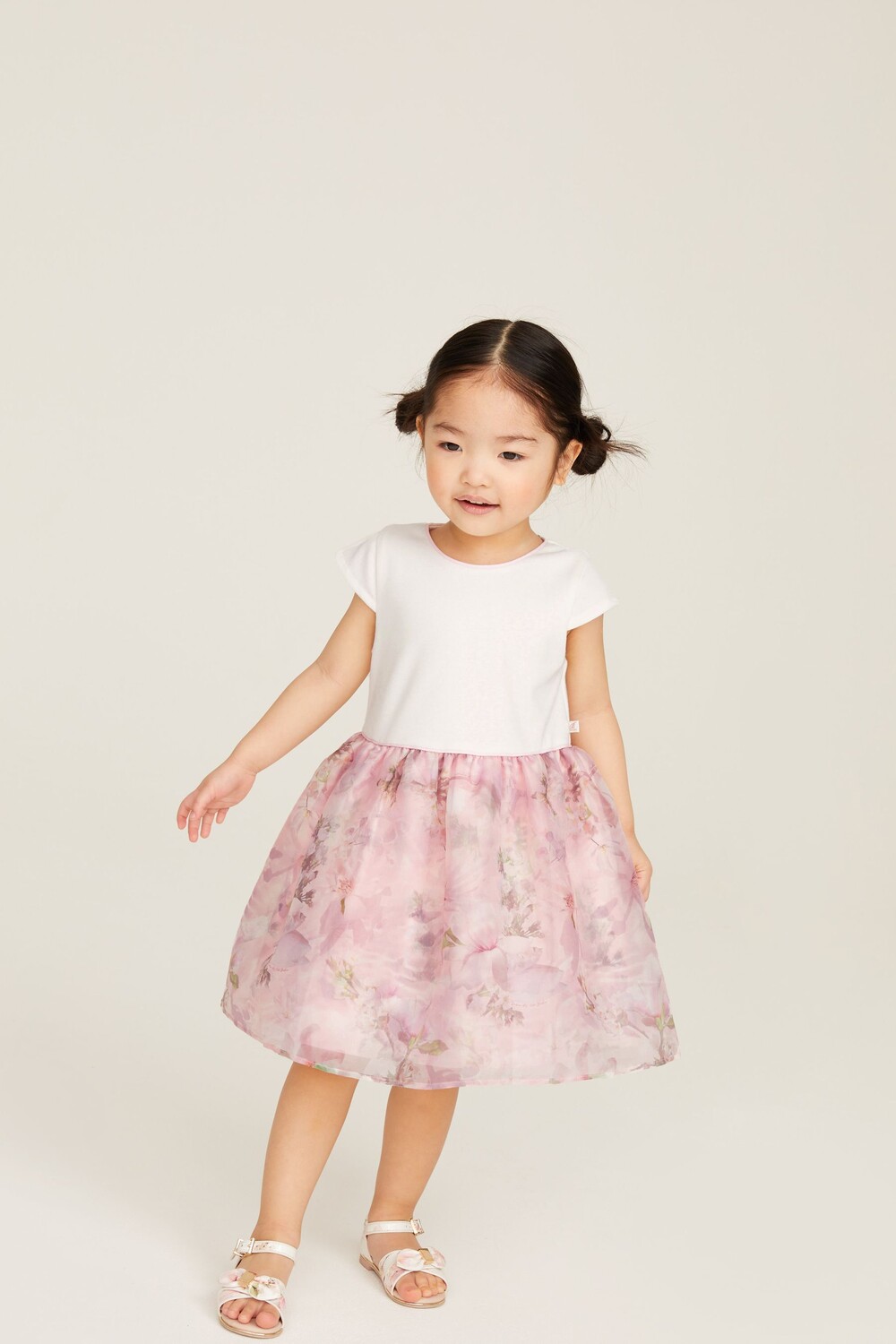 

Розовое платье из органзы Baker by Ted Baker, розовый