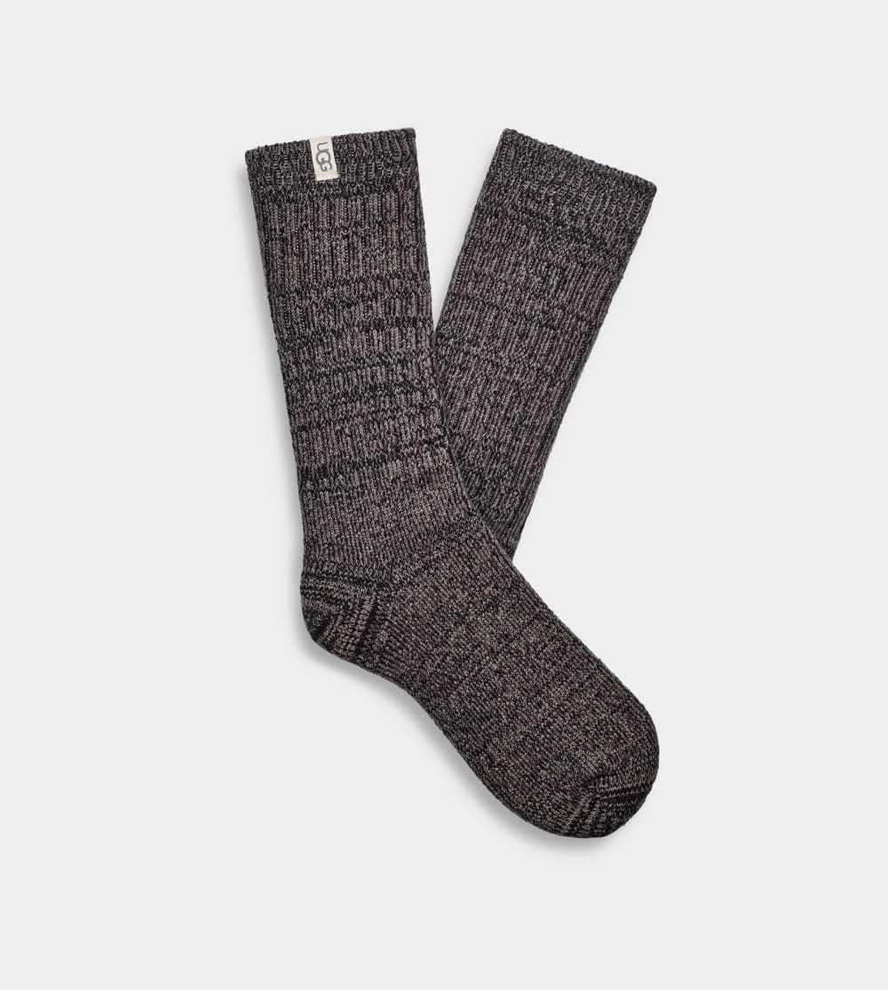 

Носки Rib Knit Slouchy Crew Sock UGG, серый