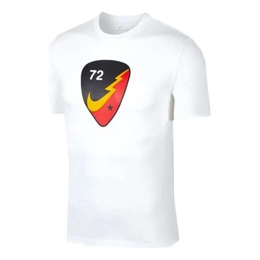 

Футболка Nike Sportswear Athleisure Casual Sports Loose Breathable Short Sleeve, белый/мультиколор