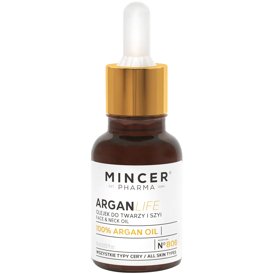 

Mincer Pharma Arganlife масло для лица и шеи 50+, 15 мл