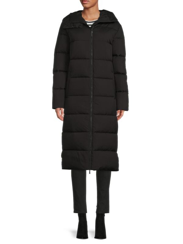 

Пуховик с капюшоном Donna Karan Black, Черный