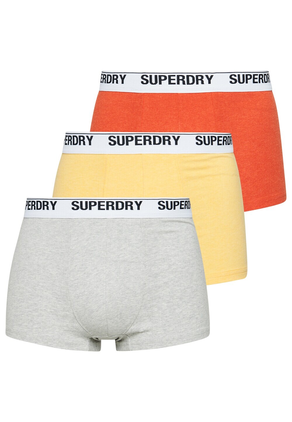 

Трусы боксеры Superdry, пастельно-желтый/пестрый серый/лобстер