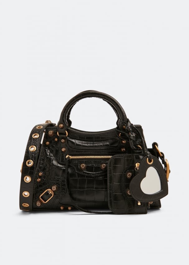 

Сумка BALENCIAGA Neo Cagole XS top handle bag, черный