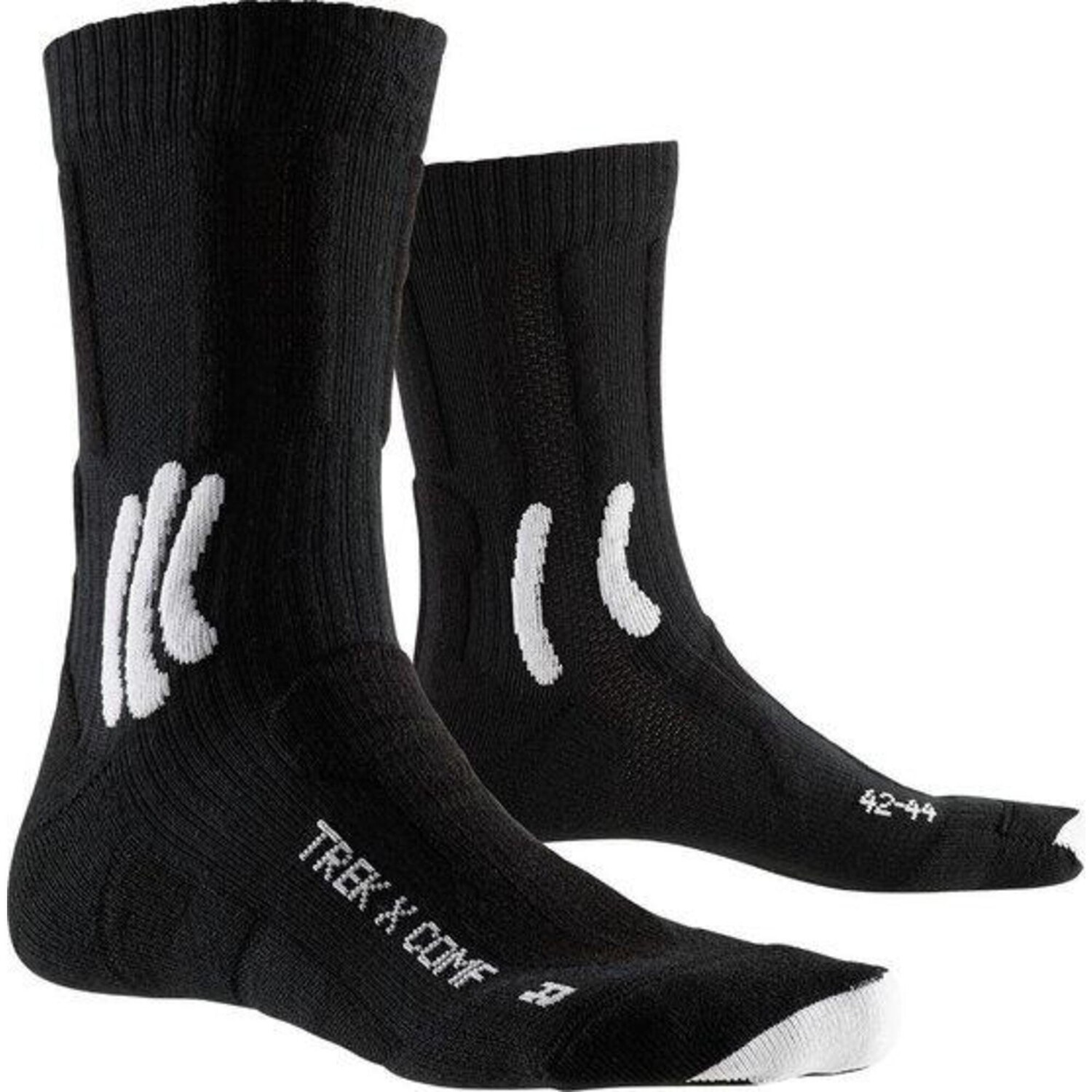 

Носки для походов X-Socks Trek XComf синтетика черный/белый размер 39/41 XSOCKS, черно-белый