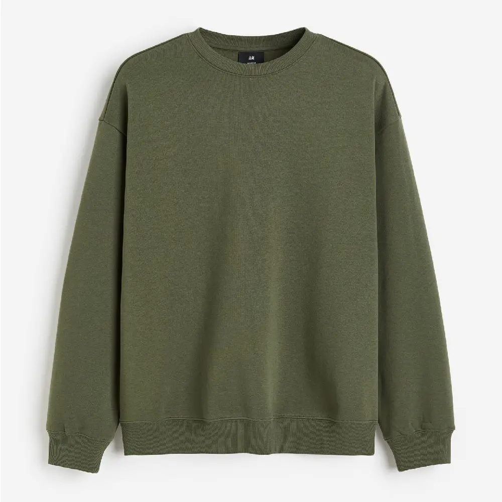 

Свитшот H&M Relaxed Fit, хаки
