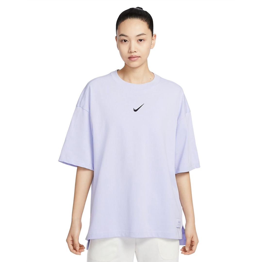 Футболка Nike Sportswear City Utility Oversize Style, фиолетовый/серо-синий/черный