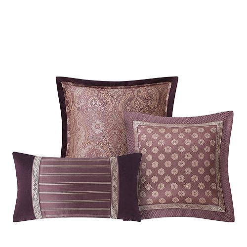Декоративные подушки Тебриз, набор из 3 шт. Waterford, цвет Purple