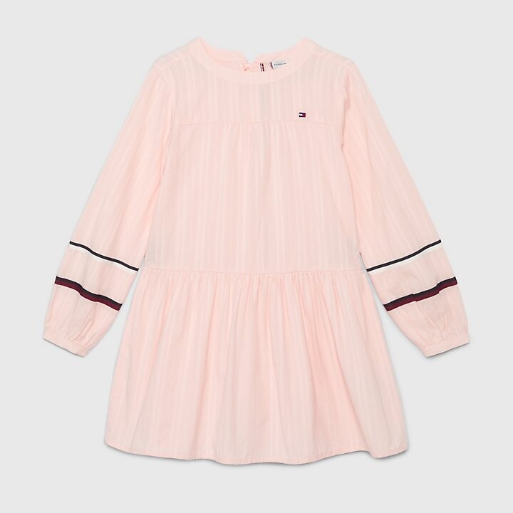 

Платье Tommy Hilfiger Kids' Logo Stripe, светло-розовый