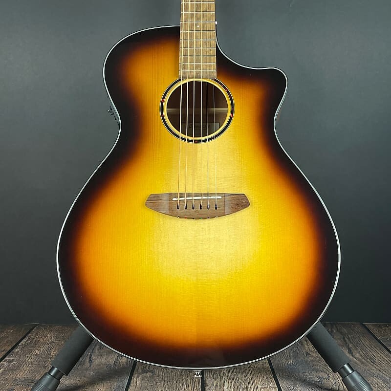 

Breedlove Discovery S Concerto Edgeburst CE, европейская ель-африканское красное дерево