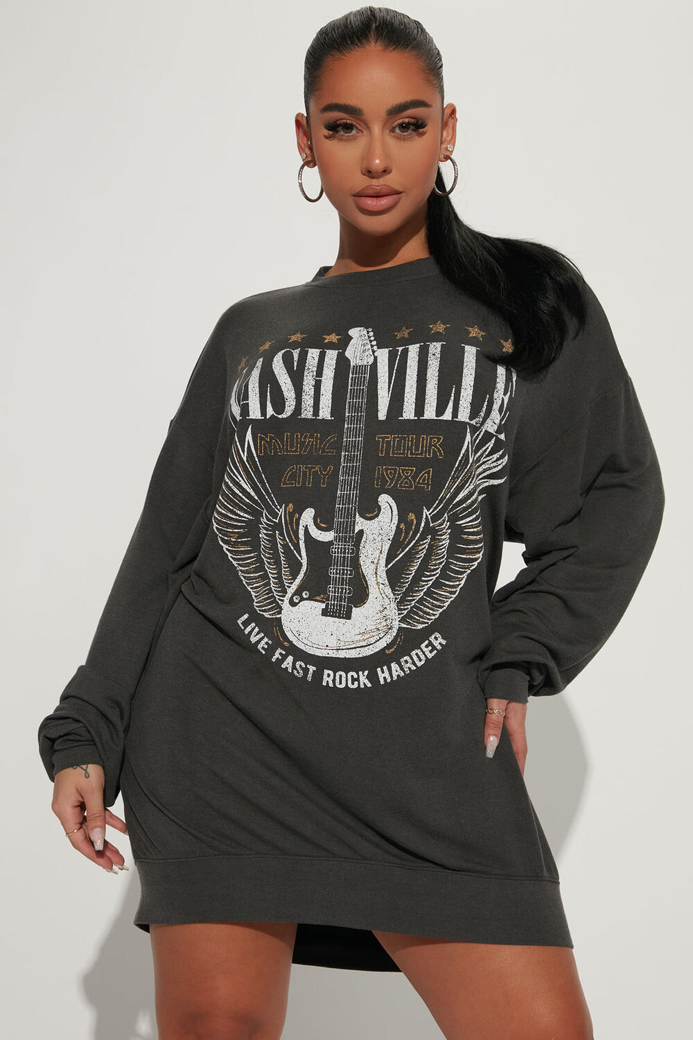 

Мини платье Fashion Nova SB8423, черный