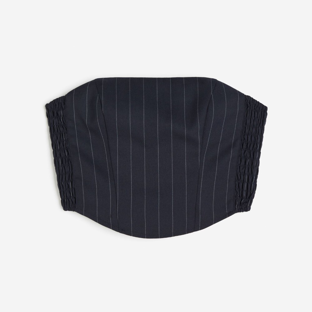 

Топ H&M Corset, темно-синий
