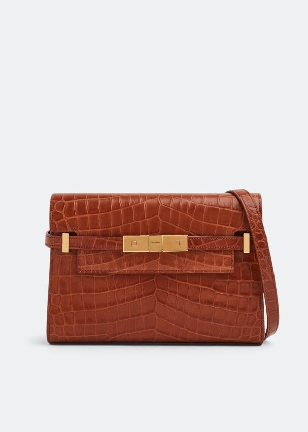 

Сумка SAINT LAURENT Manhattan small shoulder bag, коричневый