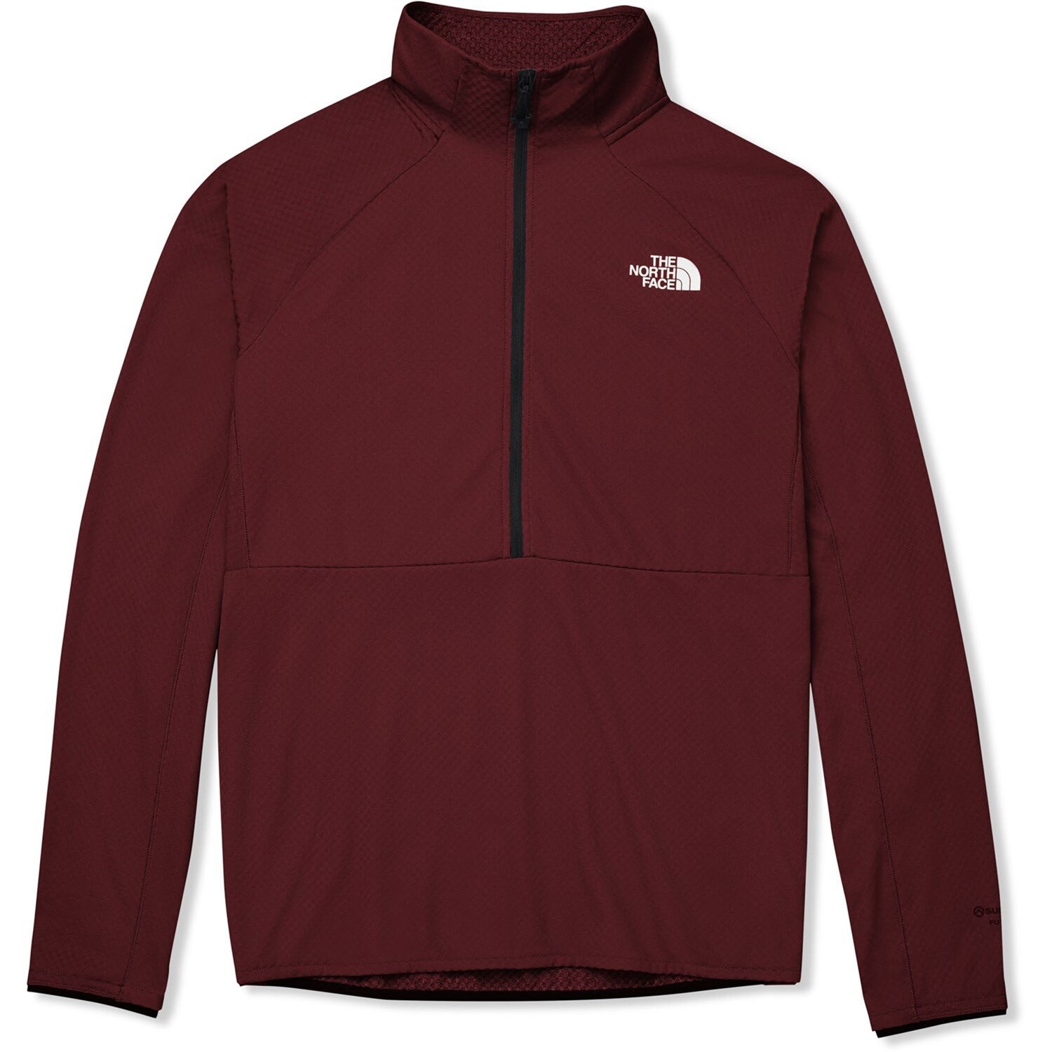 

Свитер The North Face Summit FUTUREFLEECE LT с молнией ½, бордовый