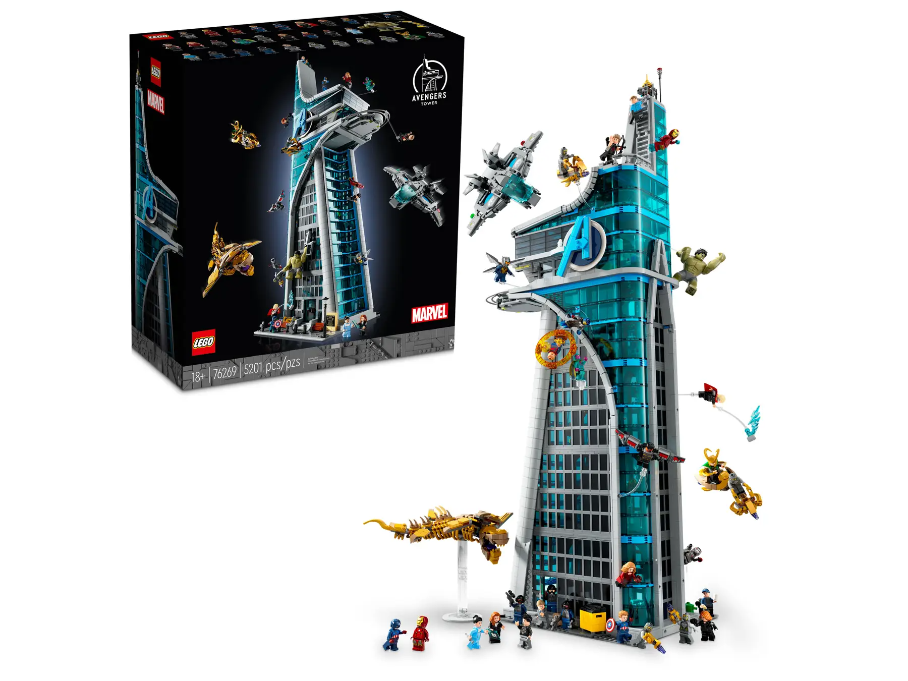 Конструктор Lego Avengers Tower 76269, 5201 деталь