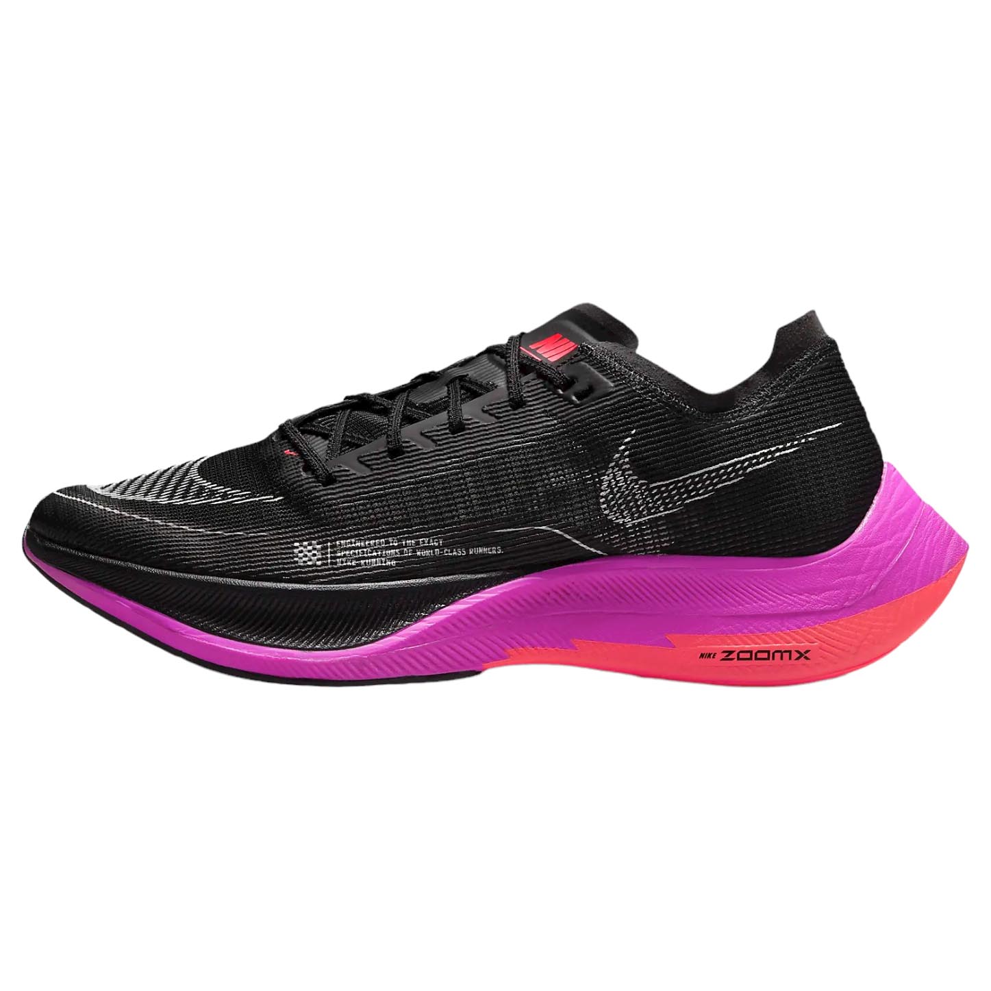 Кроссовки Nike ZoomX Vaporfly NEXT 2, черный/фиолетовый кроссовки nike zoomx vaporfly next% pink blast розовый