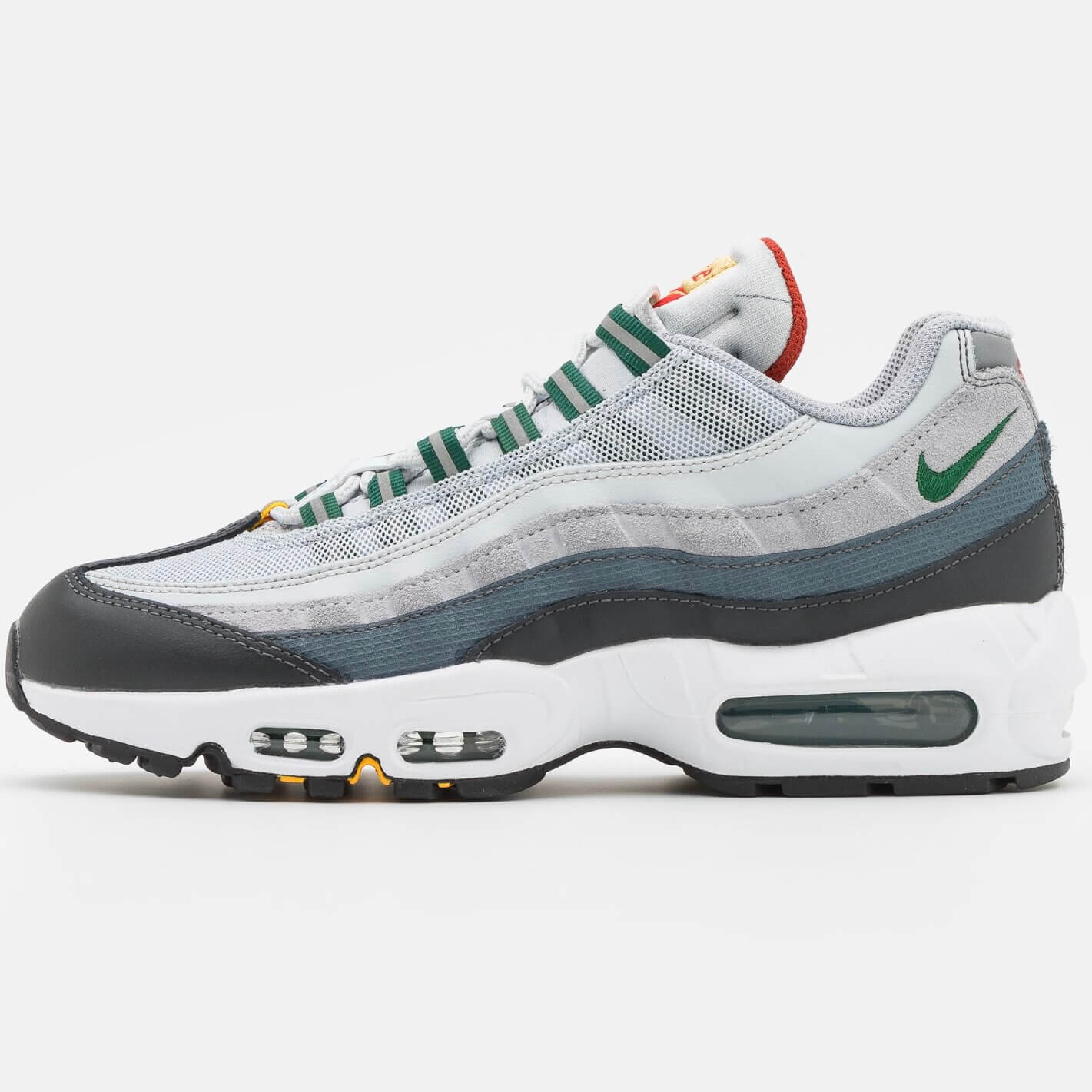 

Кроссовки Nike Air Max 95 Essential, платиновый/зеленый/золотистый