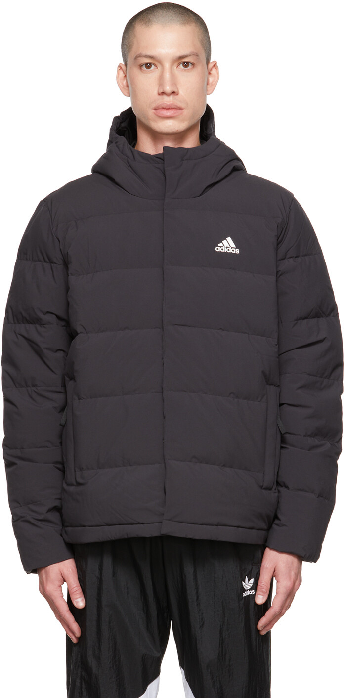 

Черный пуховик Helionic adidas Originals