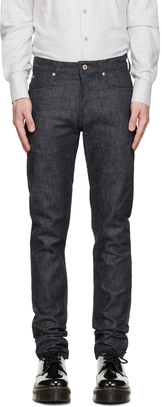 

Темно-синие джинсы Super Guy Scratch-N-Sniff Naked & Famous Denim