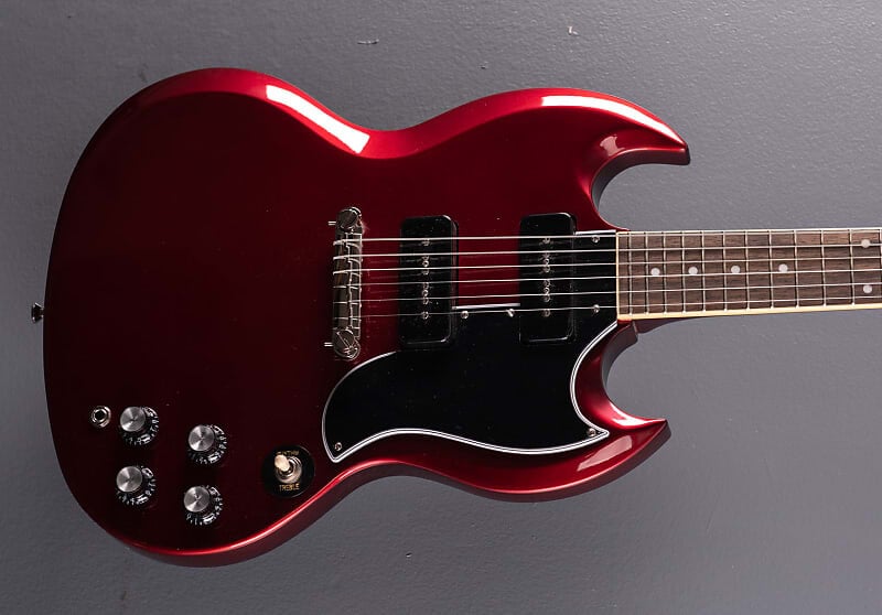 

SG Special P-90 - игристое бордовое Epiphone
