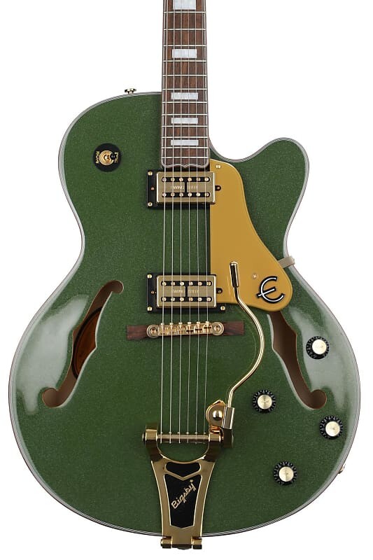 

Epiphone Emperor Swingster Hollowbody — зеленый металлик ETS2FGMGB1