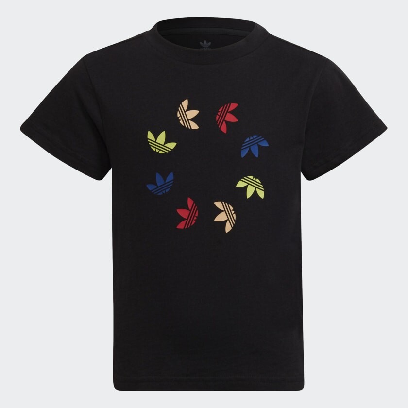 

Футболка adidas Adicolor, черный/синий/желтый/красный