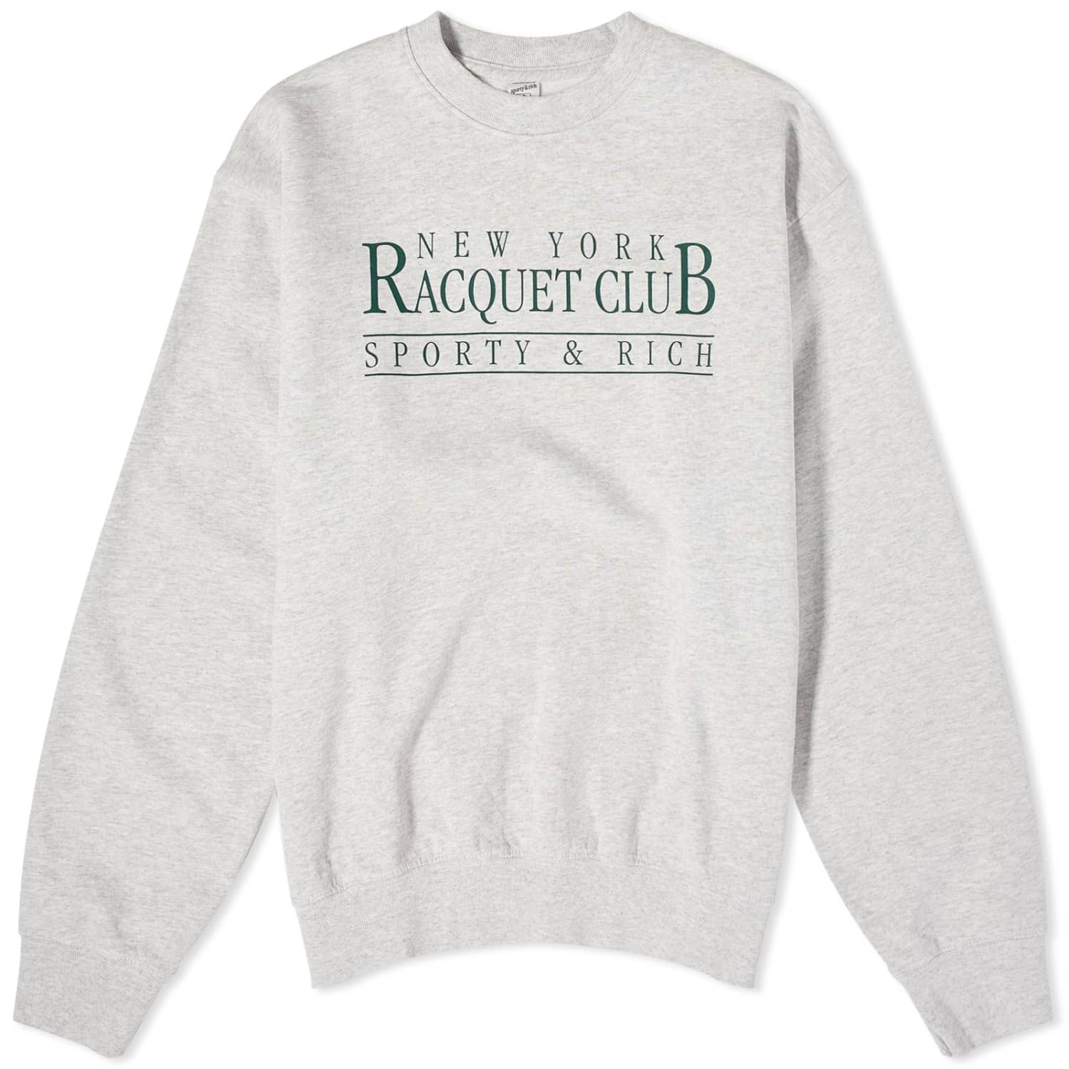 Свитшот Sporty & Rich Racquet Club, серый носки club house crew rubi
